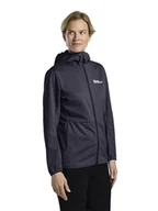 Kurtki i kamizelki sportowe damskie - Jack Wolfskin Kurtka funkcyjna "Feldberg" w kolorze antracytowym - miniaturka - grafika 1