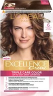 Farby do włosów i szampony koloryzujące - Loreal Paris Excellence Creme 6 ciemny blond 0222 - miniaturka - grafika 1