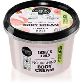 Balsamy i kremy do ciała - Natura Siberica Organic Shop Pink Lychee Body Cream krem do ciała 250ml - miniaturka - grafika 1