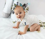 Pościel dla dzieci - Sango Trade Pościel 2 elementowa - Ptasi raj 135x100 cm - miniaturka - grafika 1