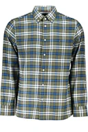 Koszule damskie - ZIELONA KOSZULA MĘSKA TOMMY HILFIGER Z DŁUGIM RĘKAWEM - Tommy Hilfiger - miniaturka - grafika 1