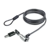 Kontrola dostępu - StarTech NANOK-LAPTOP-LOCK zapięcie do kabli Czarny, Srebrny 2 m - miniaturka - grafika 1