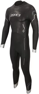 Zone3 Agile Wetsuit Men, black/silver/gun metal S Medium 2021 Pianki do pływania WS21MAGI116/SM - Pianki do pływania - miniaturka - grafika 1