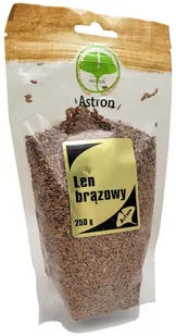 Astron Len brązowy nasiona 250 g - Zdrowa żywność - miniaturka - grafika 1