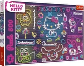 Układanki dla dzieci - PUZZLE 500 Neon HelloKitty 37523 - miniaturka - grafika 1