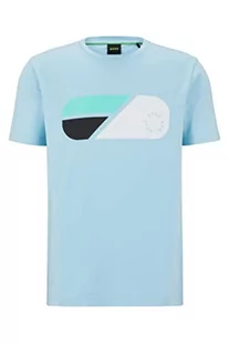 BOSS T-shirt męski, Open Blue460, 5XL - Koszulki męskie - miniaturka - grafika 1