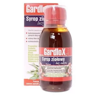 S-Lab Gardlox 7 syrop ziołowy bez cukru 120 ml - Przeziębienie i grypa - miniaturka - grafika 1