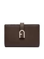 Portfele - Furla Duży Portfel Damski Flow S Compact Wallet WP00401 BX2045 CN 4284S 1007 Brązowy - miniaturka - grafika 1