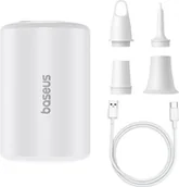 Sprężarki i kompresory - Kompresor samochodowy Baseus Przenośna pompka Baseus PocketGo biały - miniaturka - grafika 1