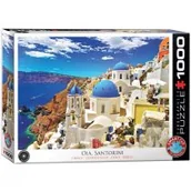 Puzzle - Eurographics Puzzle 1000 Santorini Grecja 6000-0944 - miniaturka - grafika 1