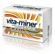 Suplementy diety - Aflofarm Zestaw witamin i minerałów - Vita-miner Senior - Aflofarm - miniaturka - grafika 1