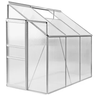 Tunel Szklarnia Aluminiowa Przyścienna 192X127X202 - Szklarnie ogrodowe - miniaturka - grafika 1