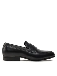 Calvin Klein Półbuty Mocassin Lth HM0HM01503 Czarny - Półbuty męskie - miniaturka - grafika 1