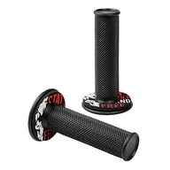 Części motocyklowe - Lampa 90571 Donut Off-Road Grips, uniwersalne uchwyty - czarne - czerwone - miniaturka - grafika 1