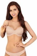 Biustonosze ciążowe - Lupo Biustonosz usztywniany dla mam karmiących klips 3036 beżowy 80E - miniaturka - grafika 1