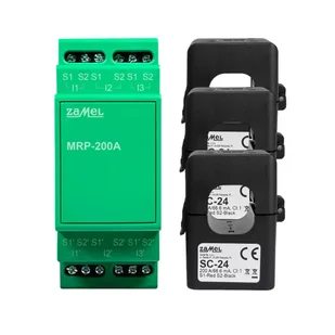Moduł rozszerzeń przekładników do MEW-01- 3x przekładnik SC-24 200A - Zamel MRP-200A - Systemy inteligentnych domów - miniaturka - grafika 1