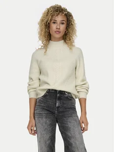 ONLY Golf Katia 15324678 Écru Regular Fit - Swetry damskie - miniaturka - grafika 1