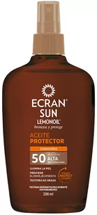 Przeciwsłoneczny olejek Ecran Sun Lemonoil Oil Spray SPF50 200 ml (8411135480674) - Balsamy i kremy do opalania - miniaturka - grafika 1