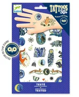 Zabawki kreatywne - Tatuaże świecące w ciemności Las nocą Djeco - miniaturka - grafika 1