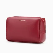 Kosmetyczki, organizery i kuferki - Kosmetyczka Damska Podróżna Duża Pojemna PUCCINI Czerwona QML004-3B - miniaturka - grafika 1