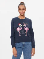 Bluzy damskie - ONLY Bluza 15306570 Granatowy Regular Fit - miniaturka - grafika 1