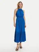 Sukienki - Morgan Sukienka koktajlowa 222-RAMAGE Niebieski Regular Fit - miniaturka - grafika 1