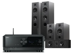 Kino domowe Yamaha RXV-6A (czarny)+ Diva 5 (czarny) +Diva 3 (czarny) + Diva 7 (czarny) - Kino domowe - miniaturka - grafika 1