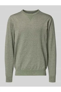 Sweter z dzianiny z okrągłym dekoltem model Bruton - Blend - Swetry męskie - miniaturka - grafika 1