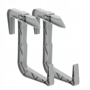 Uchwyt na doniczkę balkonową Mosjo szary, 2 szt. - Donice - miniaturka - grafika 1