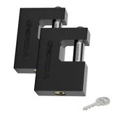 Kłódki - Kłódka trzpieniowa żeliwna 80 mm 2 szt. Gerda 5902203384633 - miniaturka - grafika 1