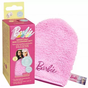 GLOV - BARBIE - Water-Only Skin Cleansing Mitt - Wielorazowa rękawiczka do demakijażu i oczyszczania twarzy - Edycja Limitowana - Cozy Rosie - Akcesoria do oczyszczania twarzy - miniaturka - grafika 1