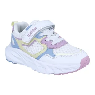 Richter Buty dziecięce Jumper Sneaker, White/Sky/Lemona/Rose, 34 EU, White Sky Lemona Ros, 34 EU - Buty dla dziewczynek - miniaturka - grafika 1