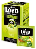 Herbata - Loyd Tea Green Tea & Pineapple 20 torebek - miniaturka - grafika 1