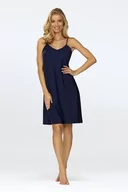 Bielizna nocna - Koszula Amina Granatowa Granatowy, L - miniaturka - grafika 1