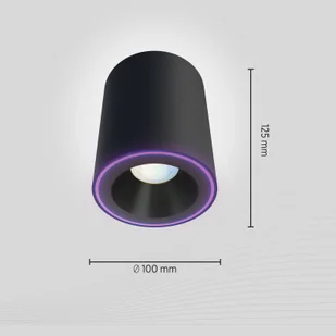 Reflektor sufitowy LED Calex Smart Halo Spot, czarny - Lampy sufitowe - miniaturka - grafika 1