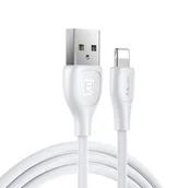 Kable USB - Remax Lesu Pro kabel przewód USB - Lightning 480 Mbps 2,1 A 1 m biały (RC-160i white) - miniaturka - grafika 1