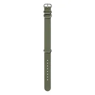 Paski - Nixon FKM Rubber NATO wymienny pasek do zegarków z odstępem 20 mm z silikonu i kauczuku w kolorze oliwkowym z klamrą i okuciami ze stali nierdzewnej, BA005-333-00, oliwkowy, 20mm - miniaturka - grafika 1