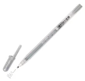 Kredki, ołówki, pastele i pisaki - Sakura Metallic Gelly Roll Gelpens 553 Silver 0,4 - miniaturka - grafika 1