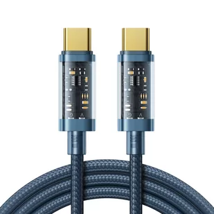 Joyroom Kabel USB-C do USB-C S-CC100A12 100W 1.2m (niebieski) - Kable USB - miniaturka - grafika 1