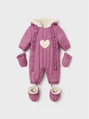 Kombinezony dla dzieci - Mayoral Kombinezon zimowy 2.675 Fioletowy Regular Fit - miniaturka - grafika 1
