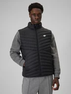 Kurtki męskie - 4F Bezrękawnik z wypełnieniem syntetycznym męski - czarny XL - miniaturka - grafika 1