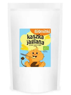 KASZKA JAGLANA BIO 500 g - BIOMINKI - Kaszki dla dzieci - miniaturka - grafika 1