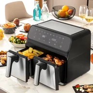 Frytkownice - InnovaGoods Fryinn Double 8000 Czarny - miniaturka - grafika 1