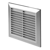 Kratki wentylacyjne - Kratka wentylacyjna Classic 14x14/fi 125 T83SS srebrna - miniaturka - grafika 1