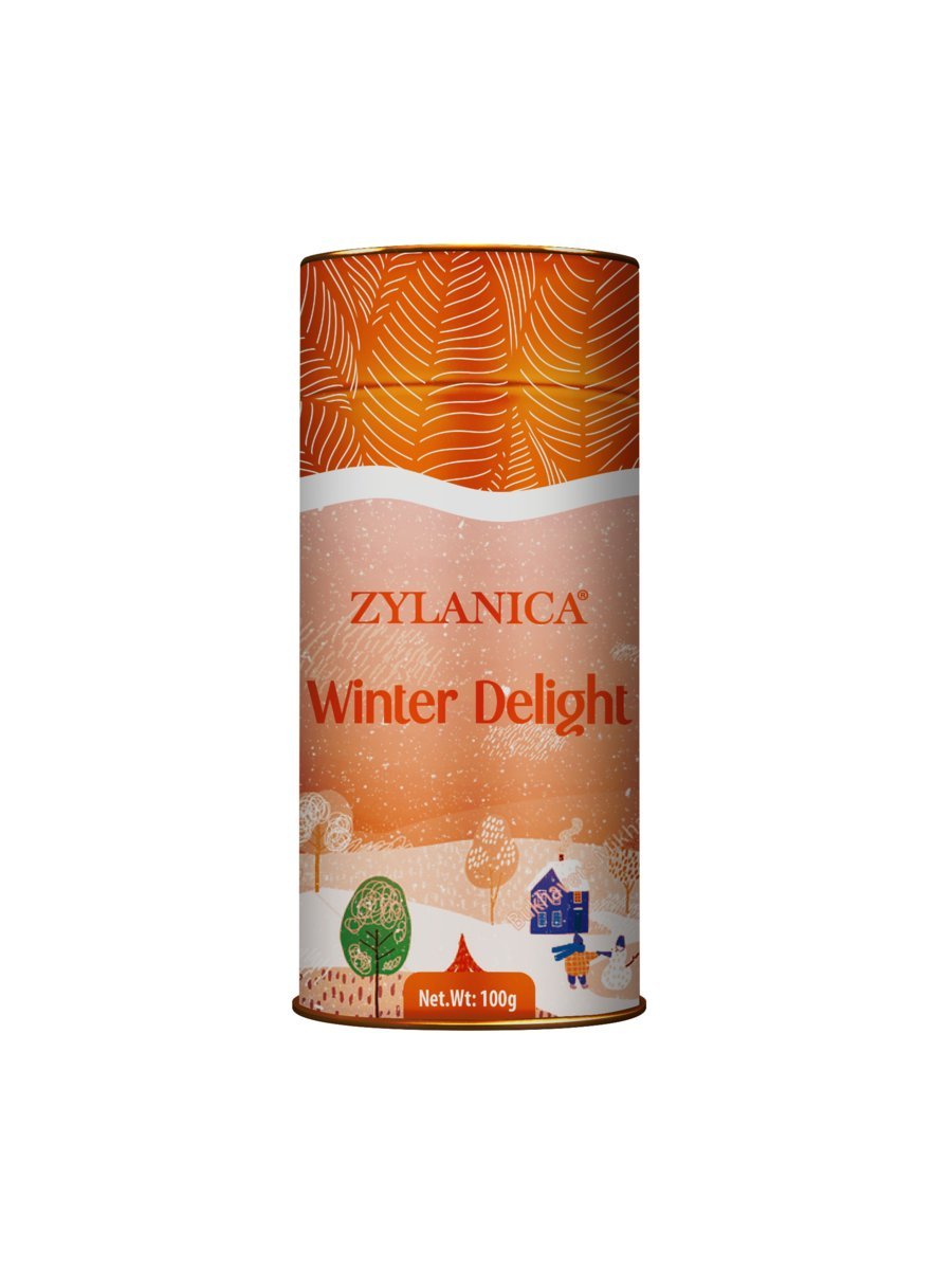 Czarna Herbata Cejlońska ZYLANICA WINTER DELIGHT TRUSKAWKA JABŁKO 100g
