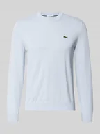 Swetry męskie - Sweter z dzianiny kroju regular fit z mieszanki bawełny - miniaturka - grafika 1