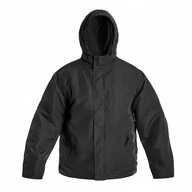 Odzież trekkingowa damska - Kurtka turystyczna męska Brandit Frontzip Windbreaker Czarna - miniaturka - grafika 1