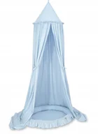 Pościel dla dzieci - Zestaw: baldachim wiszący do pokoju dziecięcego bawełniany i gniazdko z fal - miniaturka - grafika 1