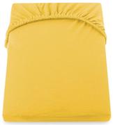 Prześcieradła - DecoKing Prześcieradło Jersey - Amber - Żółty 90x200 cm - miniaturka - grafika 1