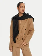 Czapki i chusty sportowe damskie - Calvin Klein Chusta K60K612971 Czarny - miniaturka - grafika 1